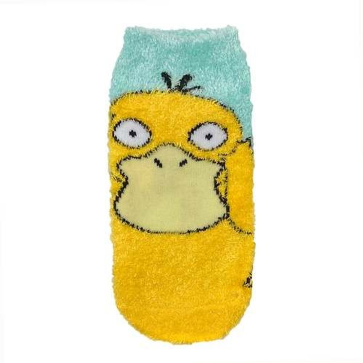 Pokemon Center Fluffy Kids Socks - Psyduck