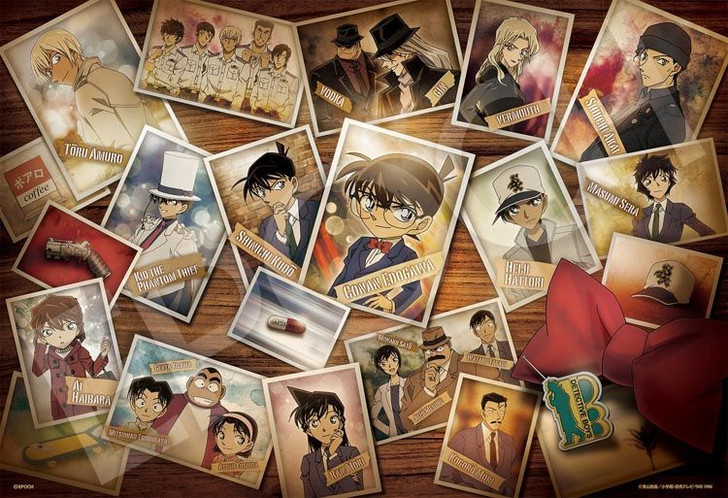 Jigsaw Puzzle Table Evidence Photos Detective Conan Case Closed