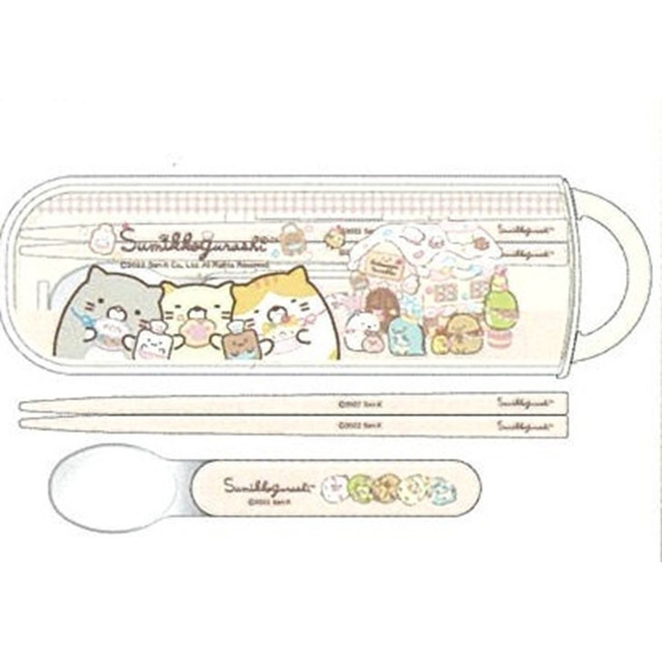 Skater Chopstick Spoon Combination Set Sumikko Gurashi Sweets Shop