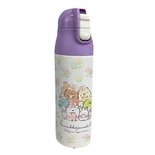 Skater One Push Water Bottle Sumikko Gurashi Rabbit Garden