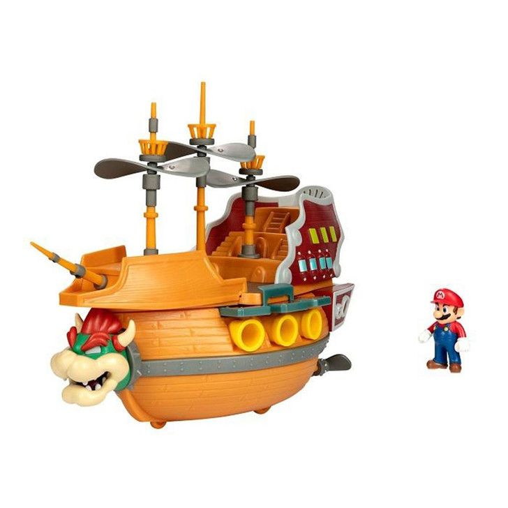 Ishikawa Toy Super Mario DX Playset Bowser Battleship