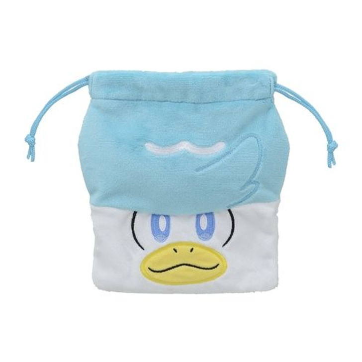 Pokemon Center Original Fluffy Drawstring Bag Quaxly