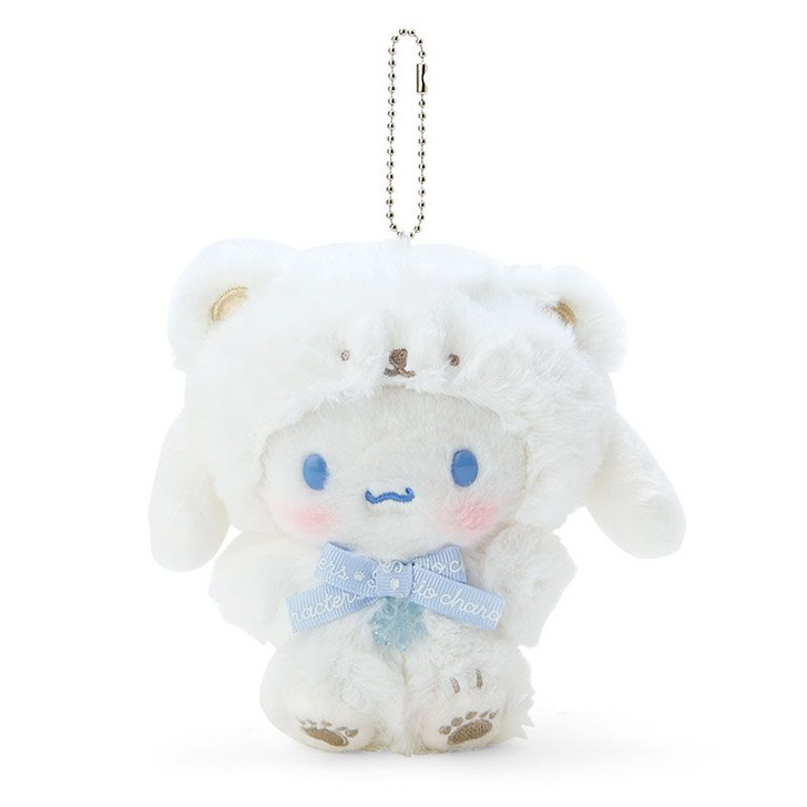 Sanrio Plush Mascot Holder Cinnamoroll (Fluffy Snow Design)