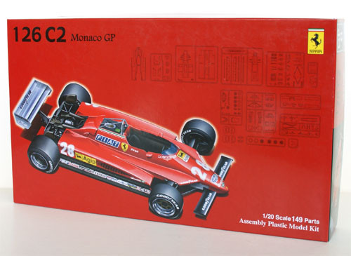 Fujimi GP6 090429 F1 Ferrari 126C2 1982 Monaco GP 1/20 Scale Kit 090429 (4968728090429)