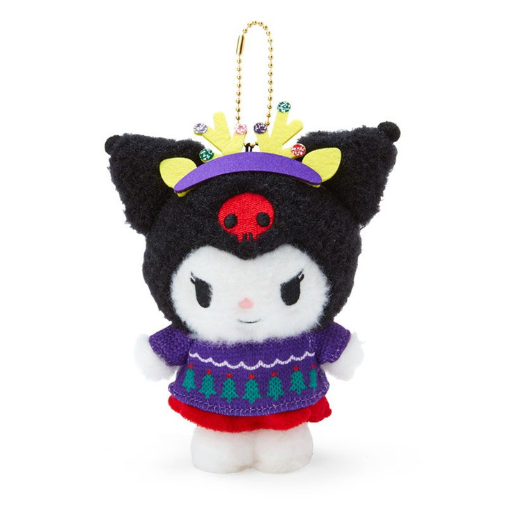 Sanrio Kuromi Mascot Plush (Christmas Sweater)