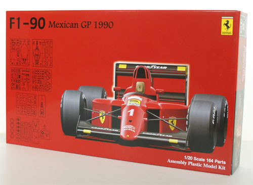 Fujimi GP08 F1 Ferrari F1-90 1990 Mexican GP 1/20 Scale Kit (4968728090436)