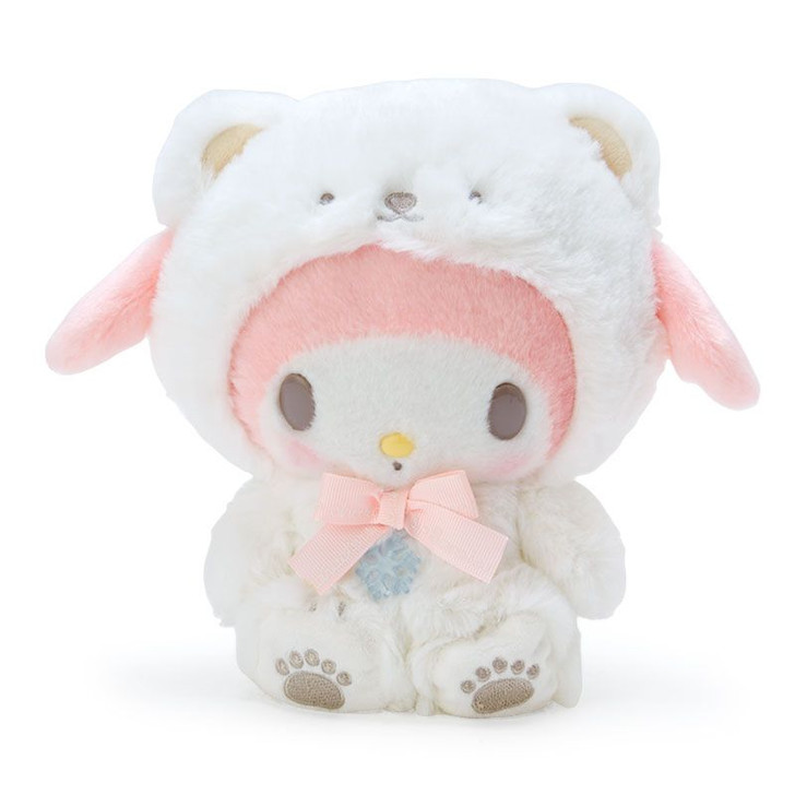 Sanrio Plush Toy My Melody (Fluffy Snow Design)