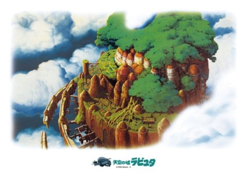 Ensky Jigsaw Puzzle 500-252 Laputa Castle In The Sky Ghibli (500 Pieces) (4970381147174)