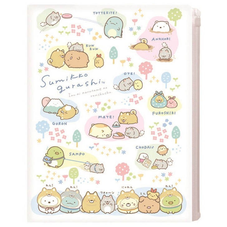 San-x Clear Holder 6+1 Sumikko Gurashi Dogs