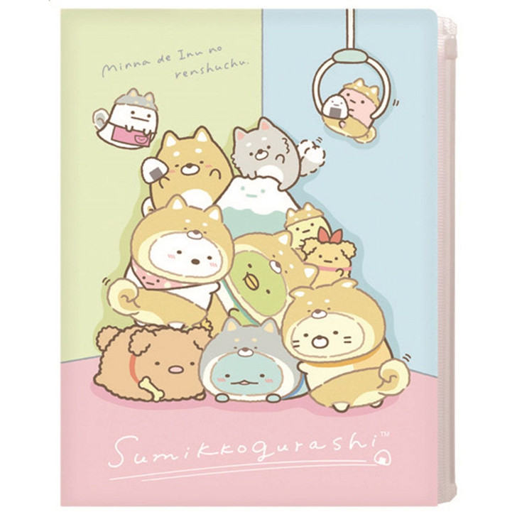 San-x Clear Holder 6+1 Sumikko Gurashi Play with Dogs