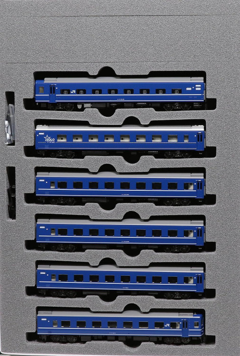 Kato 10-1800 Sleeping Express Passenger Car 'Sakura/Hayabusa/Fuji' Series 14 6 Cars Set (N scale)