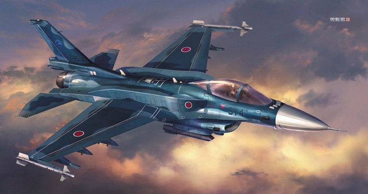Hasegawa 1/48 Mitsubishi F-2A Kai Plastic Model