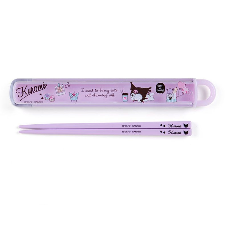 Sanrio Chopsticks & Case Kuromi