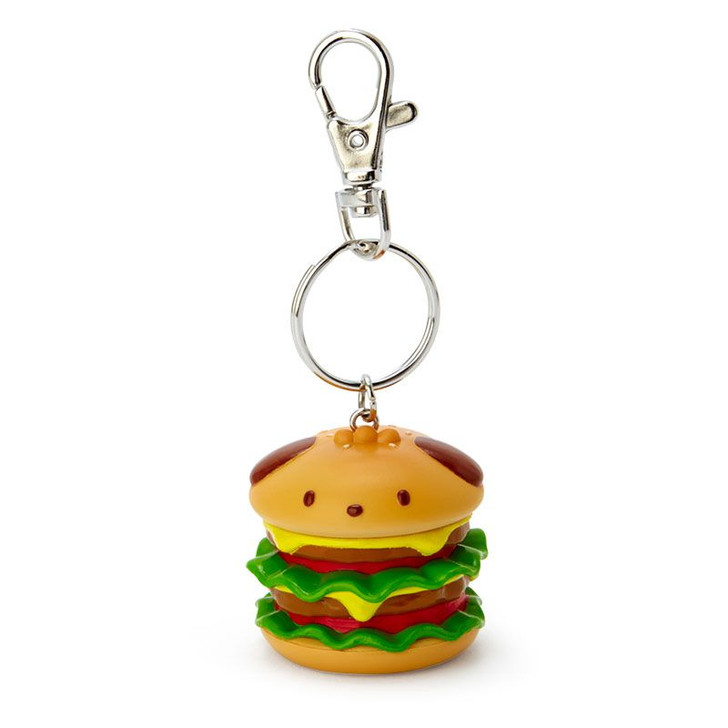 Keychain Hamburger Shaped Pochacco (Oomori Design)