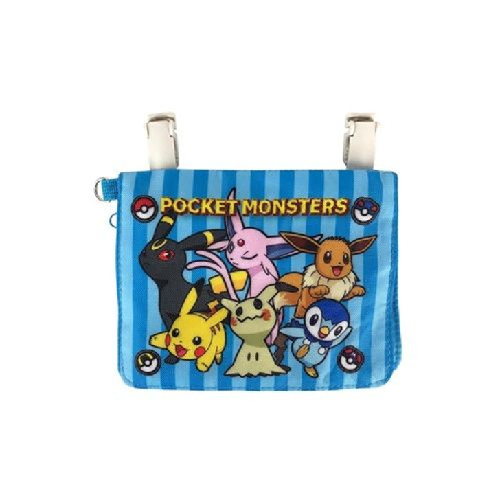 Pokemon Center Original Mini Pouch Wallet with Neck Strap Blue