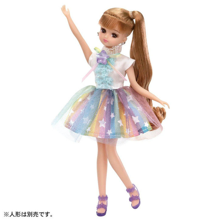 Takara Tomy Licca Doll Rainbow Shower Outfit