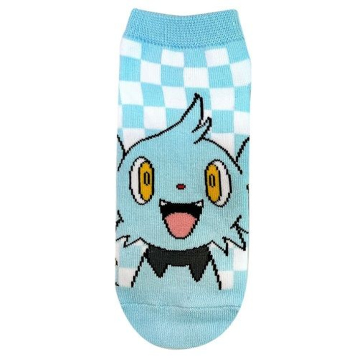 Pokemon Center Original Checkered Socks Shinx 23-25cm