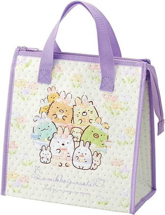 Skater Lunch Cooler Tote Bag Sumikko Gurashi Rabbit Garden