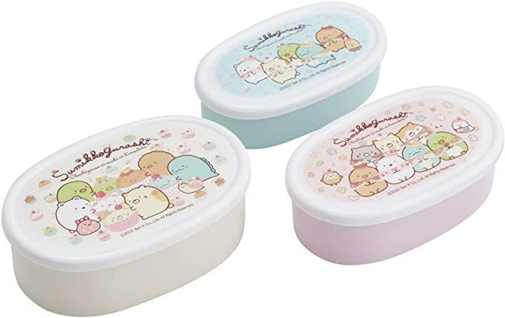 Skater Food Container Set of 3 Sumikko Gurashi Sweets Shop