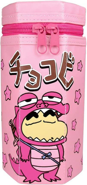 T's Factory Pencil Case Pen Pouch Crayon Shin-chan Chocobi Pink