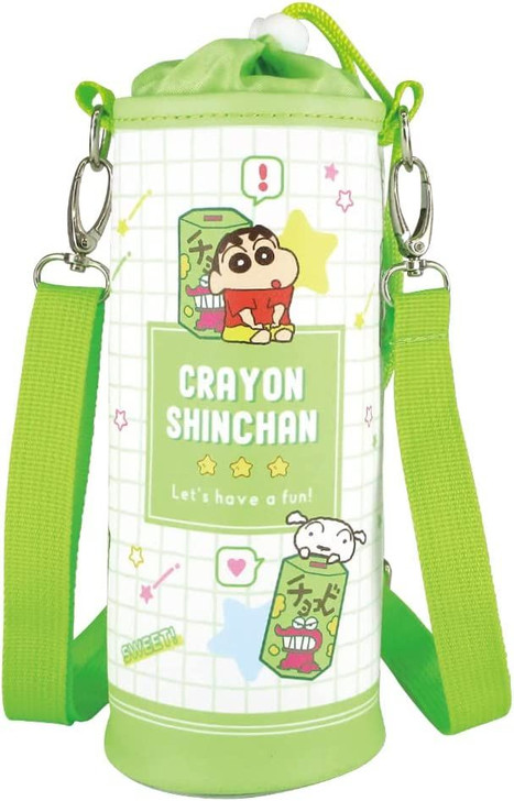 T's Factory Water Bottle Cover L Crayon Shin-chan 'Hide and Seek Chocobi'