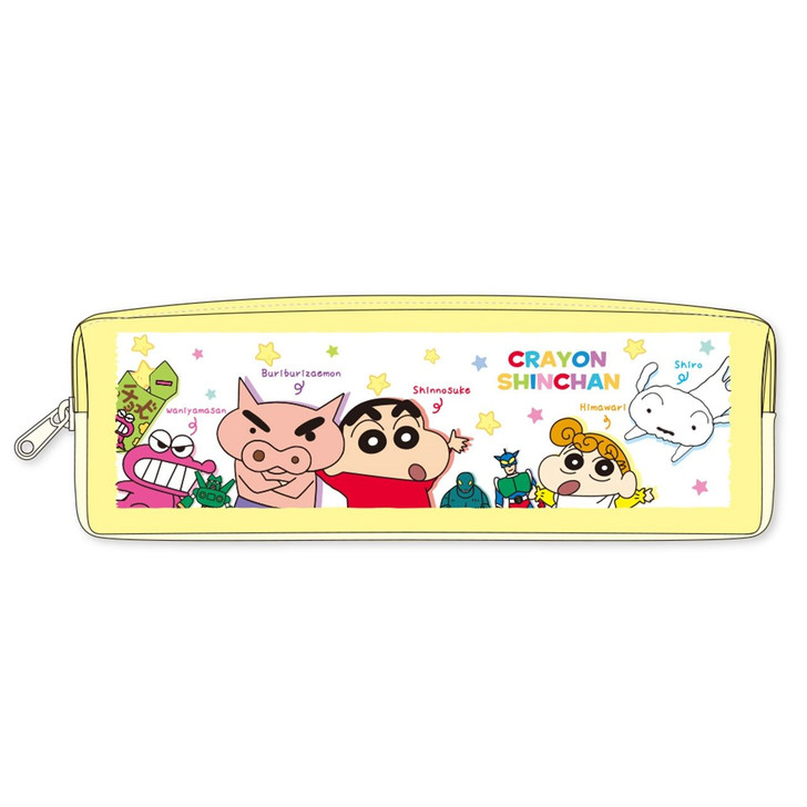 T's Factory W Zipper Slim Pen Pouch Crayon Shin-chan