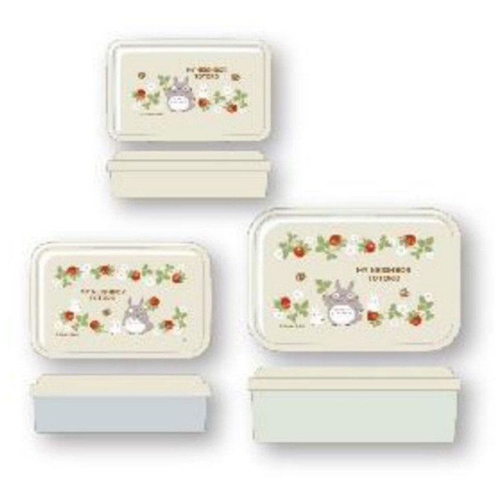 Skater Studio Ghibli Container Set od 3My Neighbor Totoro Raspberry