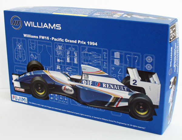 Fujimi GP21 F1 Williams FW16 Pacific GP 1994 1/20 scale kit (4968728090658)