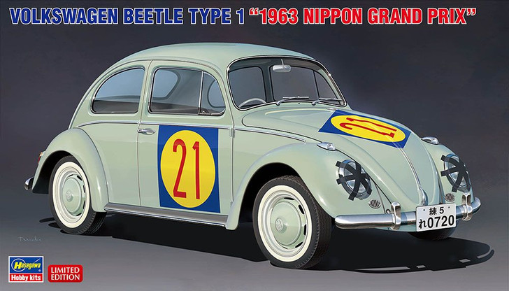 Hasegawa 1/24 Volkswagen Beetle 1963 Japanese Grand Prix Plastic Model