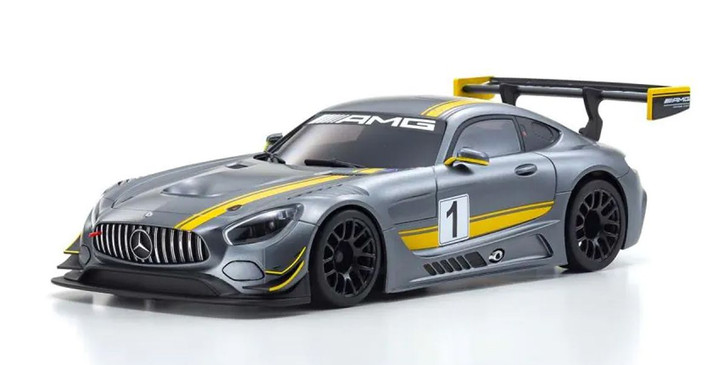 Kyosho MZP247GY ASC MR03W-MM Mercedes-AMG GT3 Gray/Yellow