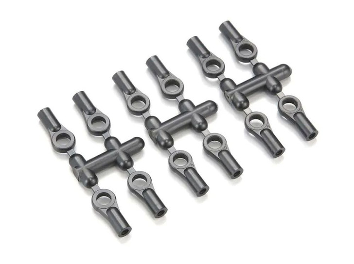Kyosho LA43B Ball End (5.8mm/Black/12pcs)