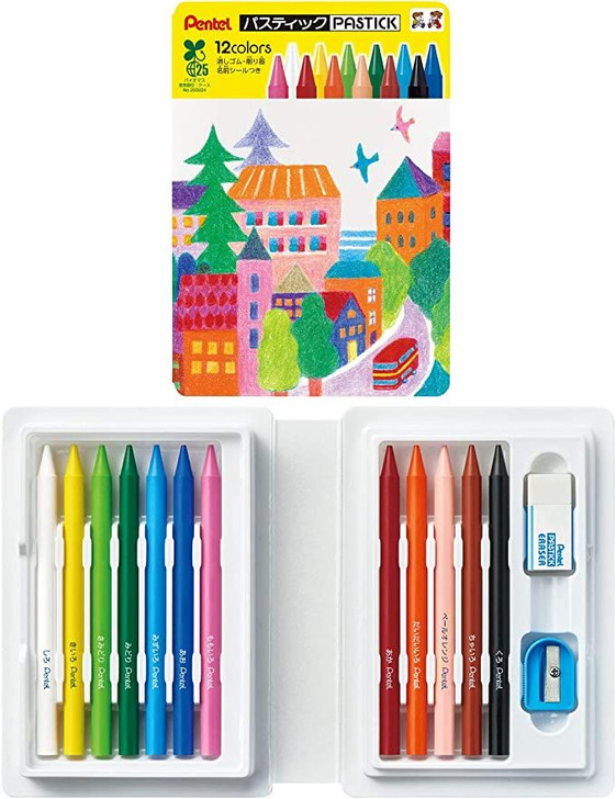 12 Colors Pencil Set PASTICK