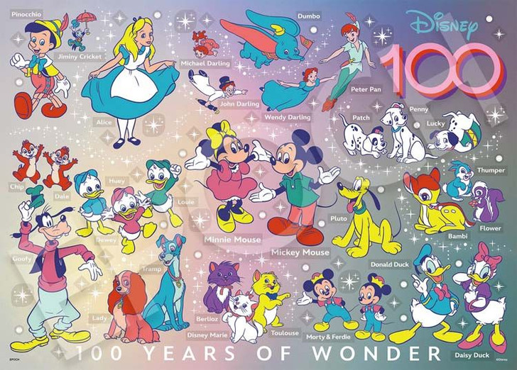 Epoch Jigsaw Puzzle Disney 100 Years of Wonder (Decoration Puzzle) (500 Pieces)