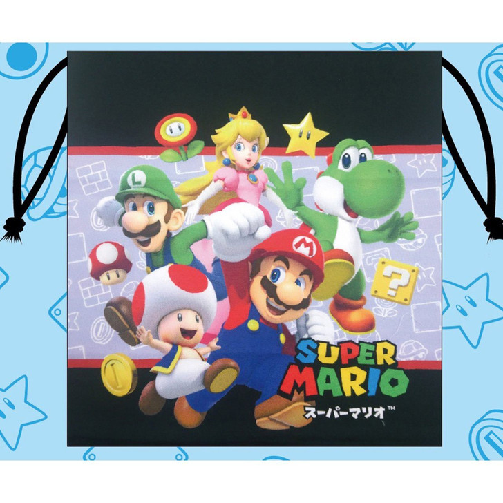 Sun Art Drawstring Bag M Super Mario Brothers