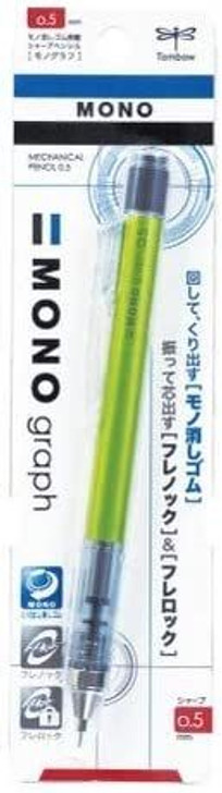 Tombow Sharp Monograph 0.5mm Lime Mechanical Pencil