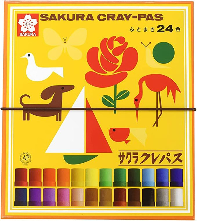 crayon品 24 Colors of Cray-Pas Crayons