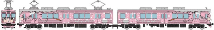 Tomytec Iga Railway Series 200 202 Configuration (Ninja Train Pink) 2 Cars Set C (N scale)