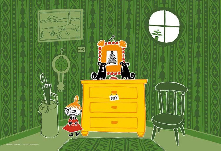 Yanoman Jigsaw Puzzle Little My's Dresser Moomin (500 S-Pieces)