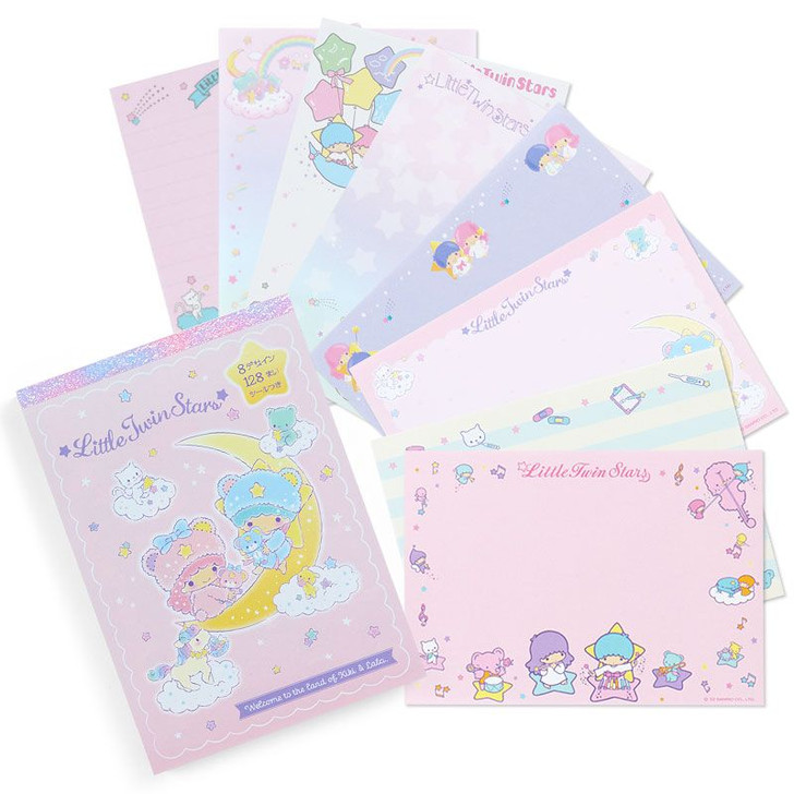 Sanrio 8 Design Memo Pad Little Twin Stars