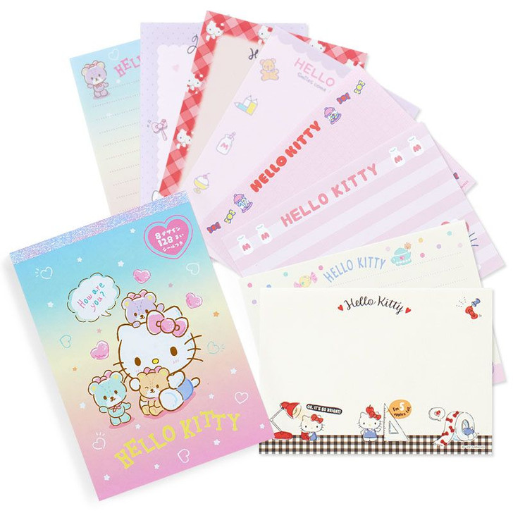 Sanrio 8 Design Memo Pad Hello Kitty