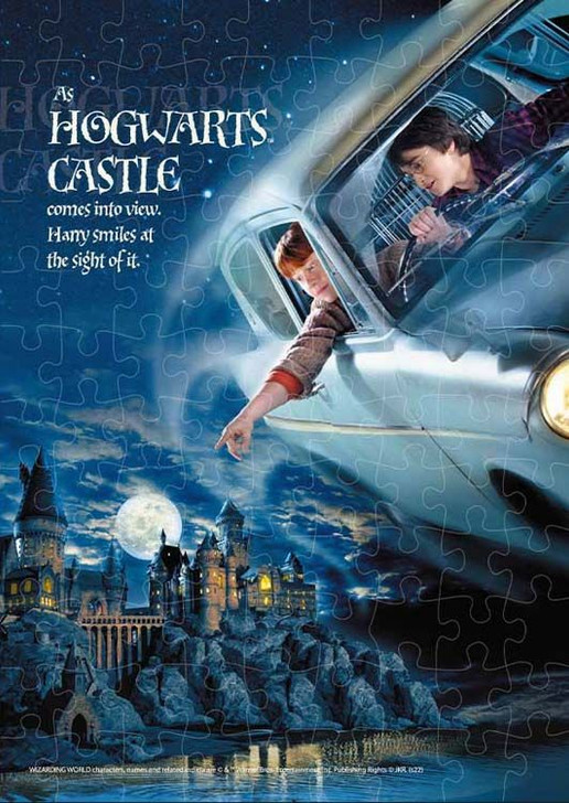 Tenyo B108-826 Jigsaw Puzzle Harry Potter Flying Car to Hogwarts (108 Pieces)