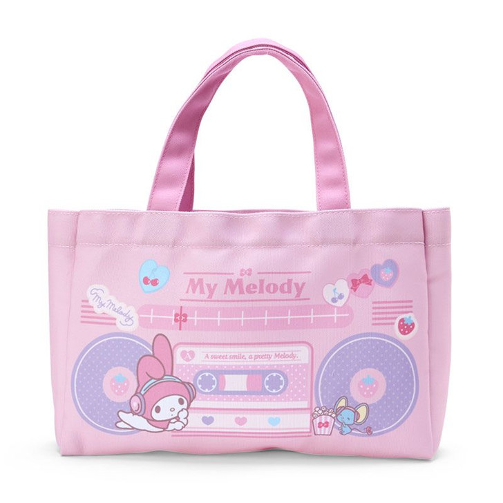 Sanrio My Melody Sweets & Boombox Tote Bag (Retro Home Appliance Parody)