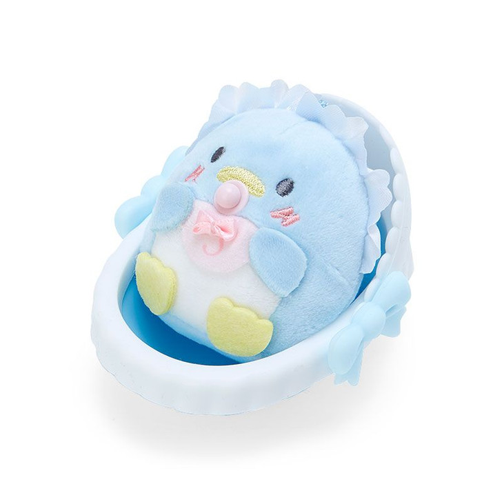 Sanrio Baby Mini Mascot Plush in Cradle Tuxedo Sam
