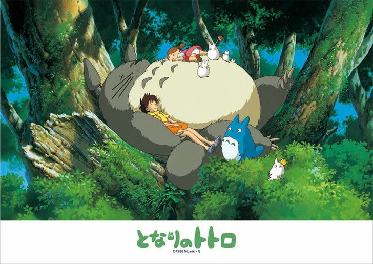 Ensky 108-606 Jigsaw Puzzle Studio Ghibli My Neighbor Totoro Napping with Totoro (108 Pieces)