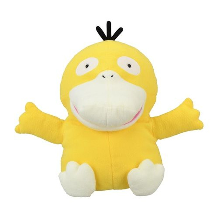 Pokemon Center Original Puppet Plush Toy Dowasure Psyduck