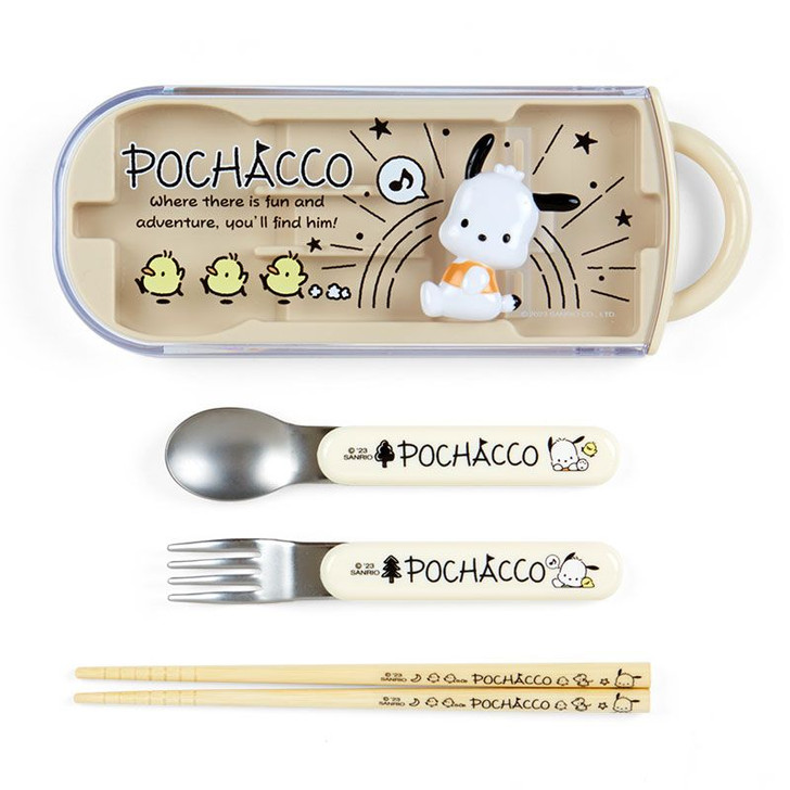 Lunch Trio Set (Fork, Spoon, Chopsticks) Pochacco