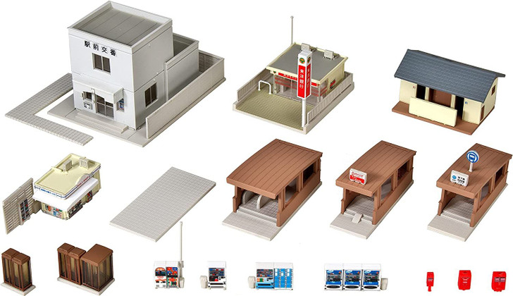 Kato 23-417 DioTown Suburban Station Area Set (N scale)