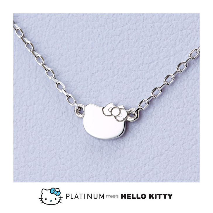 Sanrio Platinum Necklace Hello Kitty