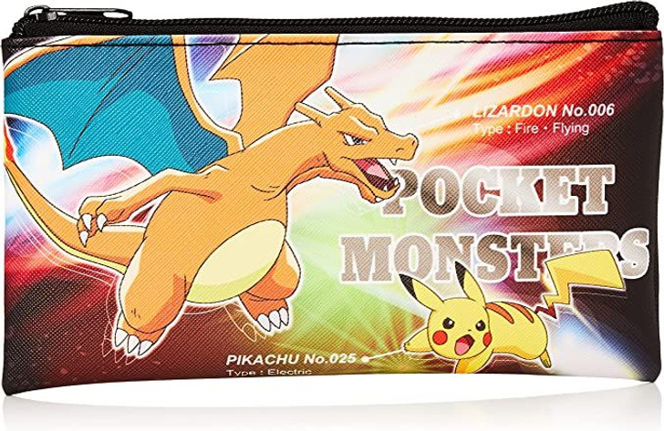 T's Factory Pokemon Flat Multi-Pouch Fire Flame