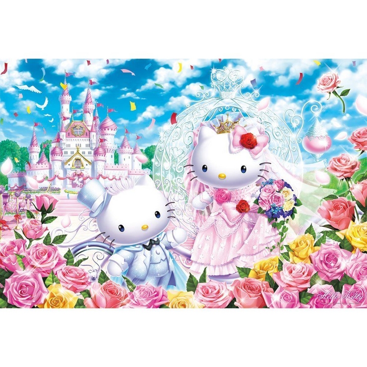 Beverly Jigsaw Puzzle 31-400 Sanrio Hello Kitty Castle Wedding (1000 Pieces) (4977524314004)